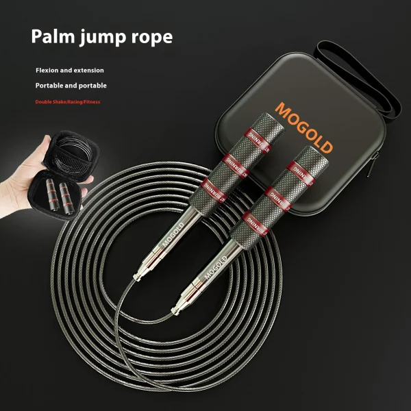 Telescopic Jump Rope Gym Crossfit Professional Sport Boxing For Adults Kids Freestyle High Quality Fat Burning Rope Sturdier Mat