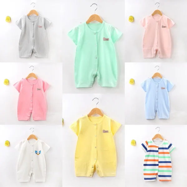 Unisex Newborn Baby Boy Clothes Unicorn Cotton Baby Girl Clothes Cartoon Girls Baby Clothing Jumpsuits Bodysuits
