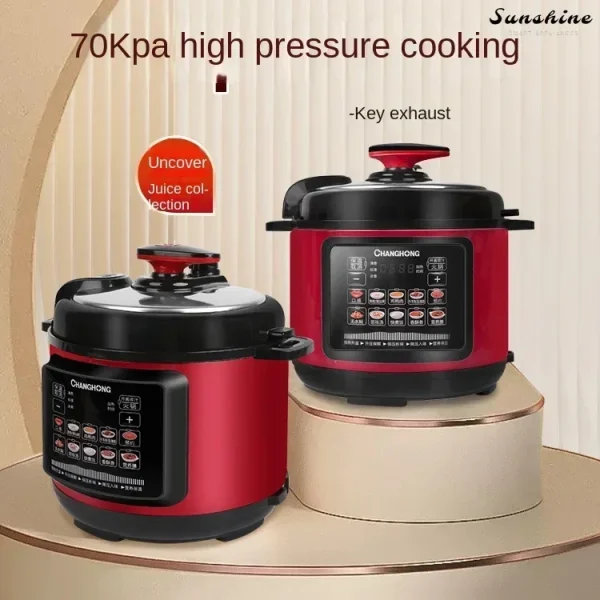 Royalstar electric kitchen appliance Cooking pressure cooker Multifunctional. Home automatic Intelligent cookware. Multi-purpose