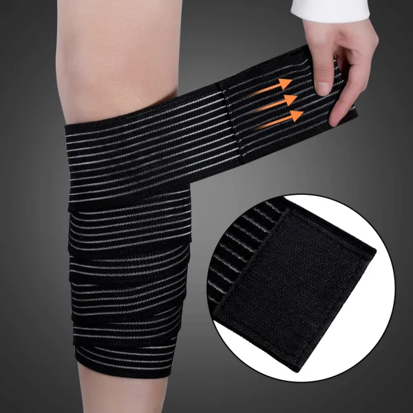1pc Long Cotton Elastic Bandage for Wrist Calf Elbow Leg Ankle Protector Compression Knee Support Band Sport Tape Fitness Safety