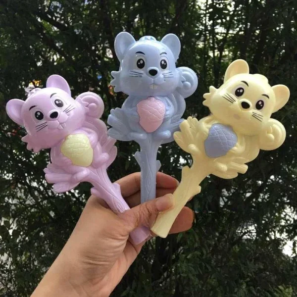 New Baby Rattle Toy Hand Rattle Hand Grasp Bell Dance Rattle Children's Educational Toys Newborn Toys Toddler Toys