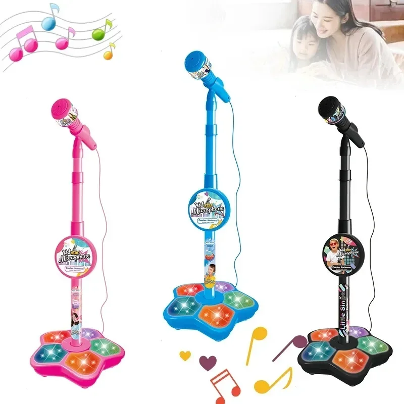 kf-S99ea15ed2cff4e4bbbd09ebb7be00aedu-Kids-Microphone-with-Stand-Karaoke-Song-Music-Instrument-Toys-Brain-Training-Educational-Toy-Birthday-Gift-for